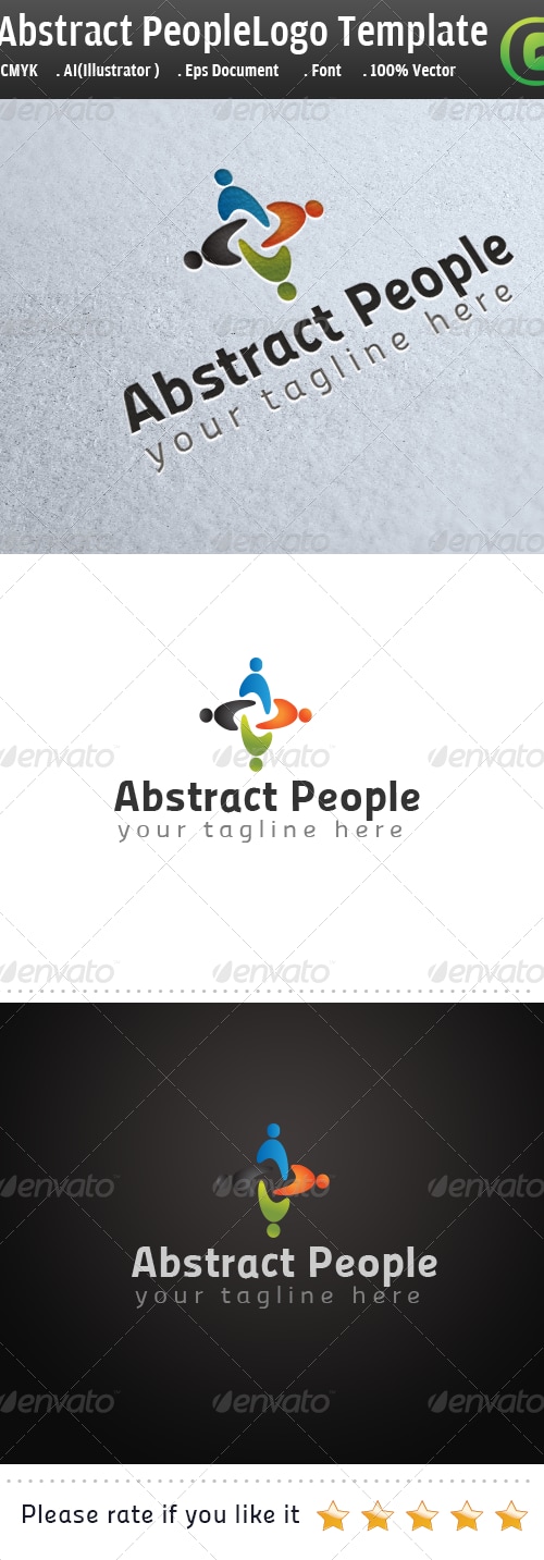 Abstract People, Logo Templates | GraphicRiver
