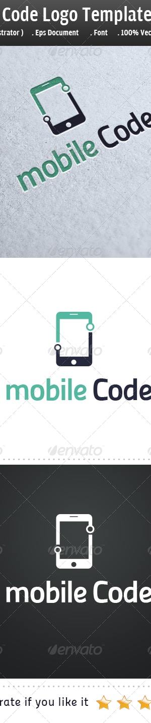 Mobile Code, Logo Templates | GraphicRiver