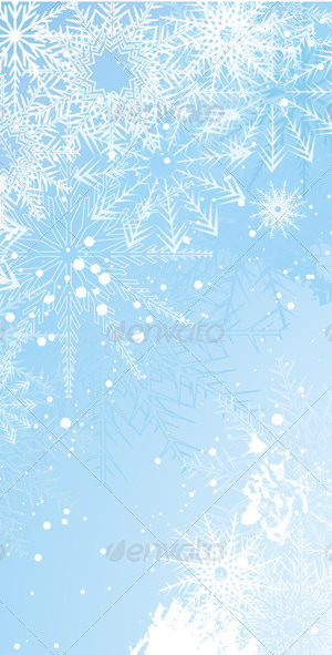 Snowflake background, Vectors | GraphicRiver