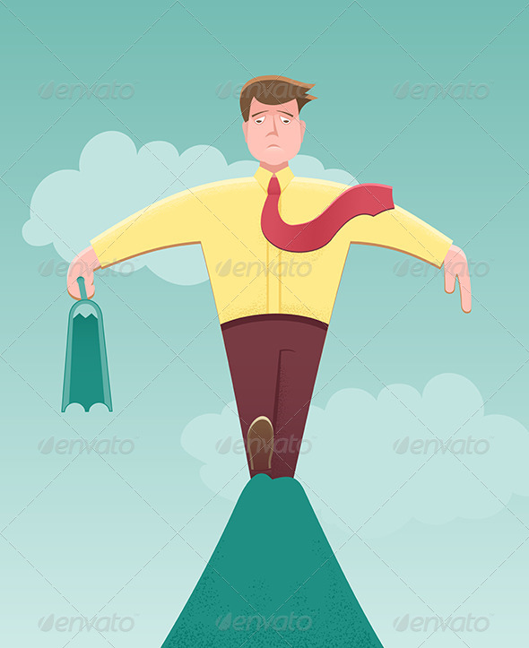 Taking a Business Risk, Vectors | GraphicRiver