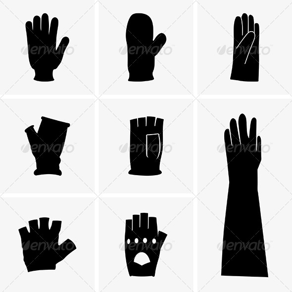 Gloves, Vectors | GraphicRiver