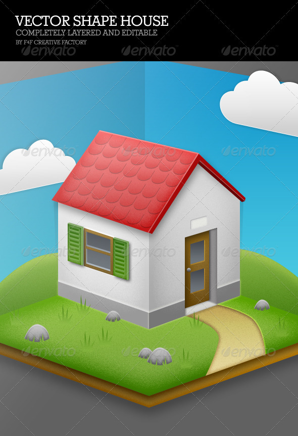 Vector Shape House, Graphics | GraphicRiver
