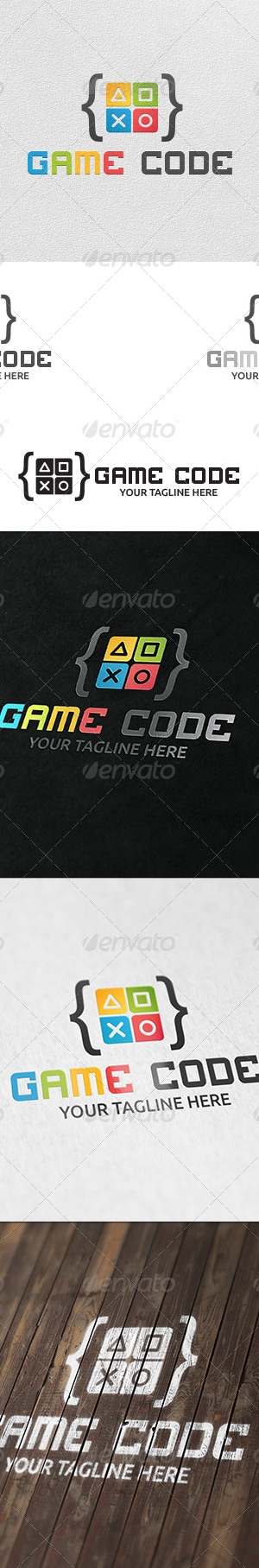 Game Code - Logo Template, Logo Templates | GraphicRiver