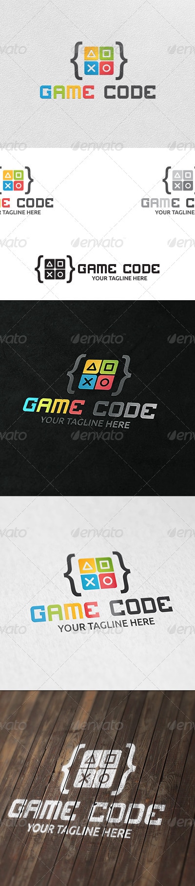 Game Code - Logo Template, Logo Templates | GraphicRiver