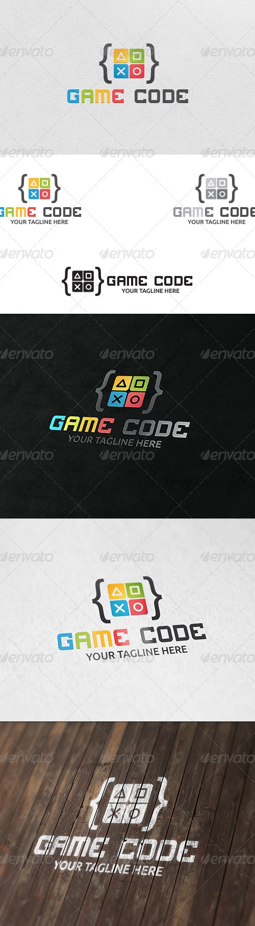 Game Code - Logo Template, Logo Templates | GraphicRiver