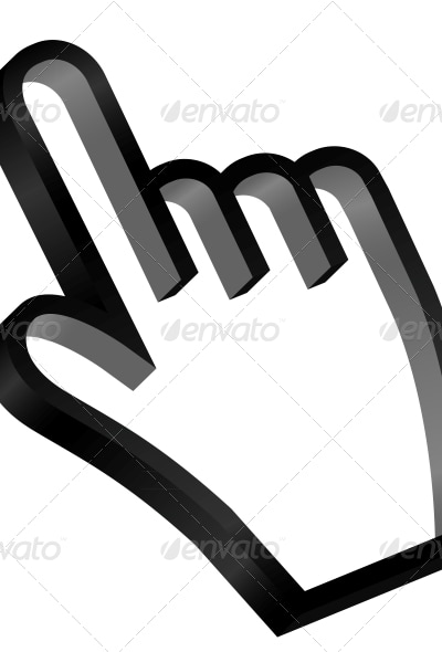 Mouse Hand Cursor Vector Illustration, Vectors | GraphicRiver