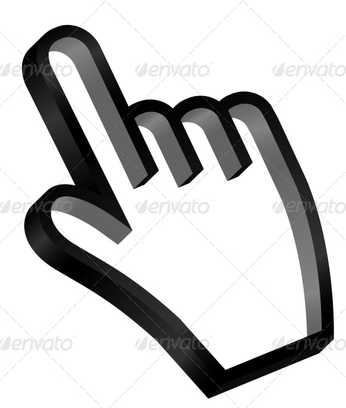 Mouse Hand Cursor Vector Illustration, Vectors | GraphicRiver