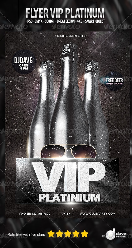 Flyer VIP Platinum, Print Templates | GraphicRiver