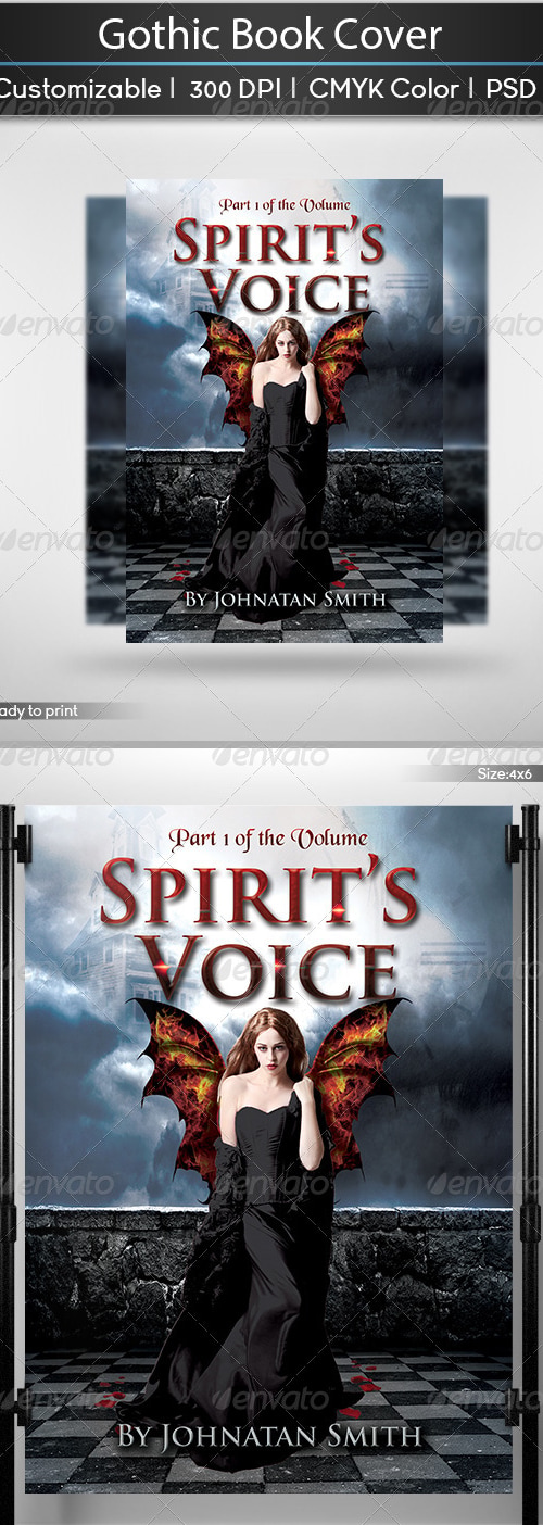 Gothic Book Cover , Print Templates | GraphicRiver