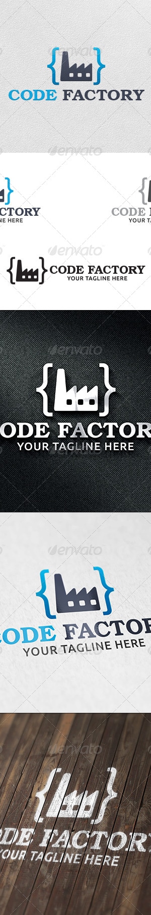 Code Factory - Logo Template, Logo Templates | GraphicRiver