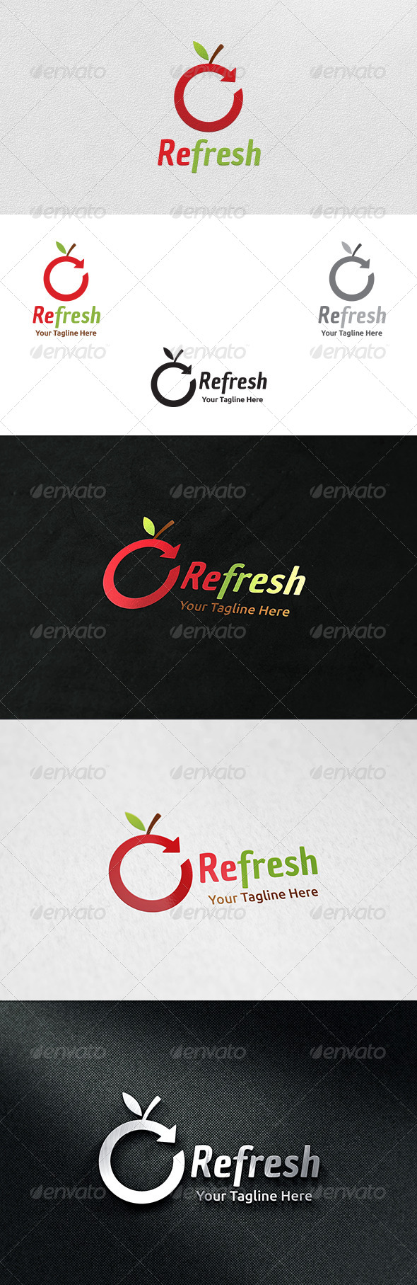 Refresh - Logo Template, Logo Templates | GraphicRiver