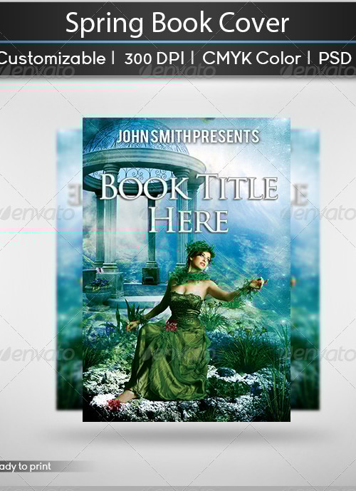 Spring Book Cover, Print Templates | GraphicRiver