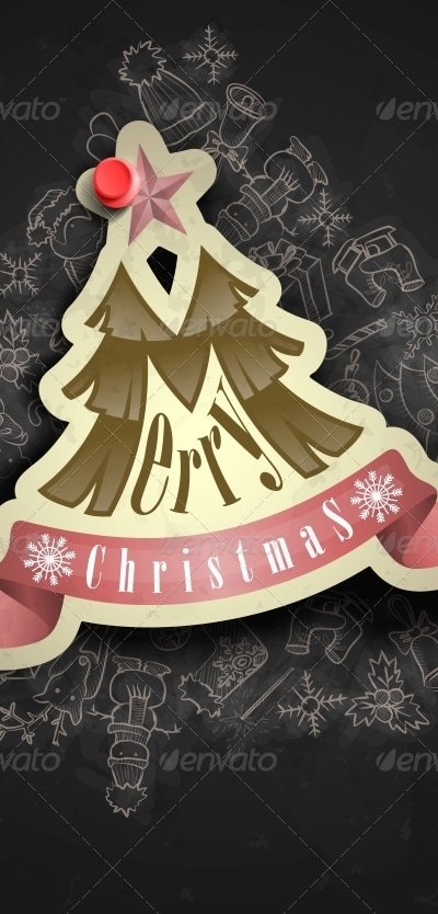 Christmas Sticker, Vectors | GraphicRiver