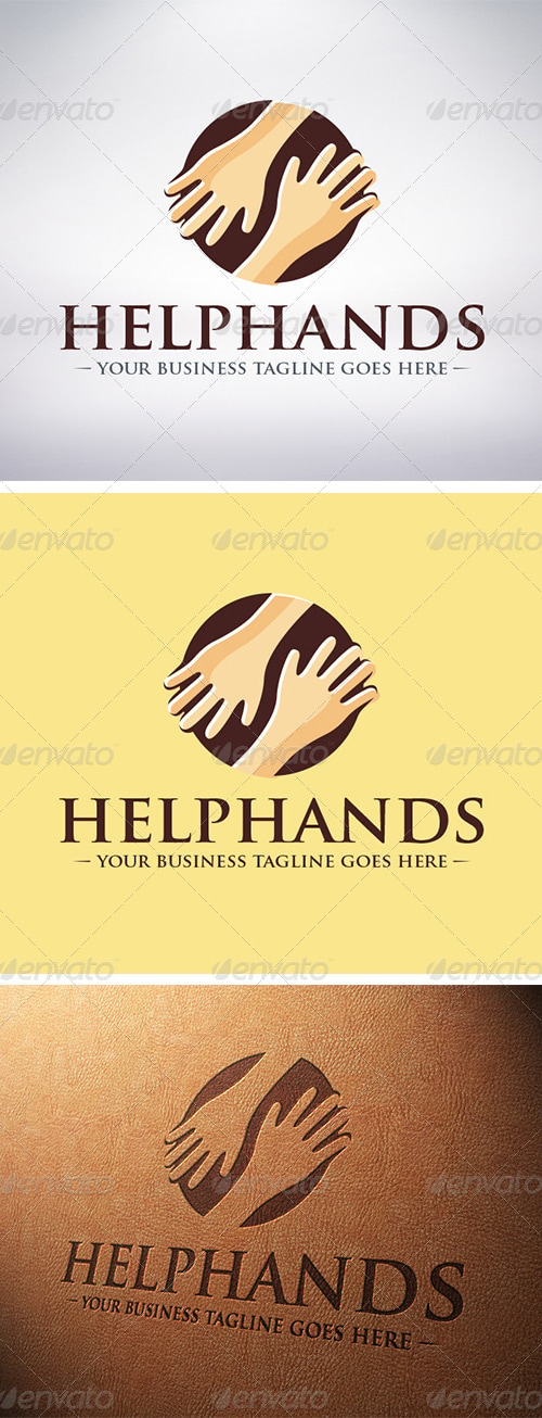 Help Hand Logo, Logo Templates | GraphicRiver