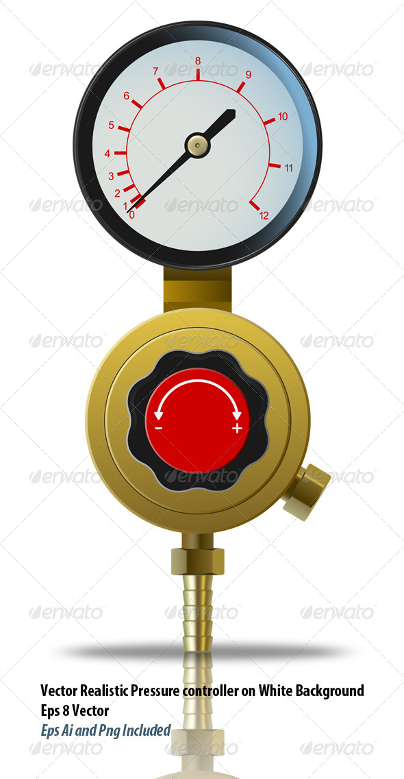 Pressure Controller, Vectors | GraphicRiver