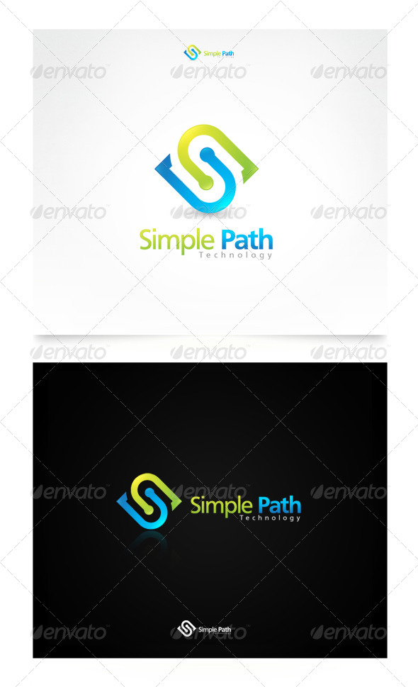 Simple Path Technology, Logo Templates | GraphicRiver