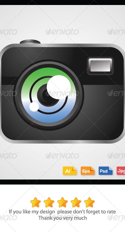 Digital Camera Vector, Vectors | GraphicRiver