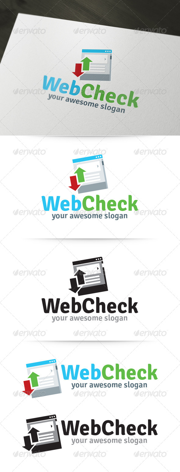 Web Check Logo, Logo Templates | GraphicRiver