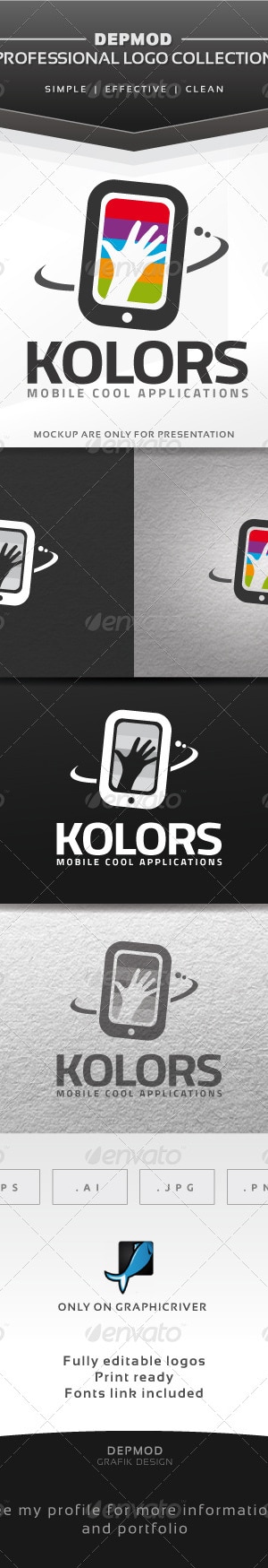 Kolors Logo, Logo Templates | GraphicRiver
