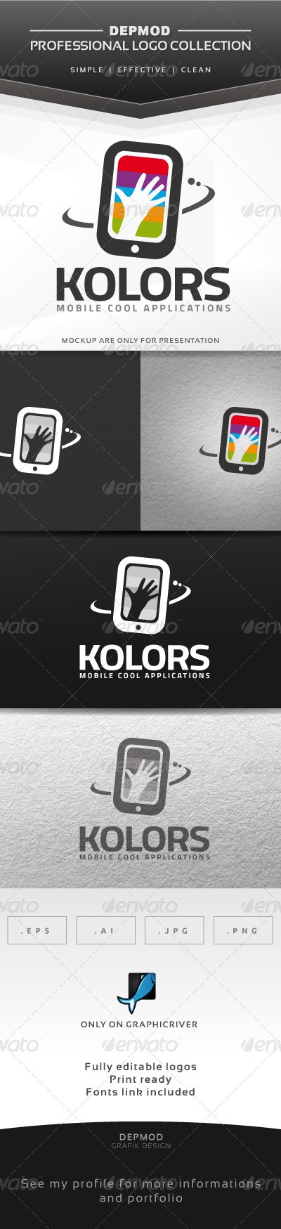 Kolors Logo, Logo Templates | GraphicRiver