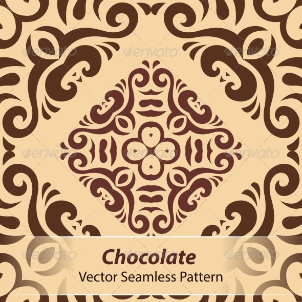 Chocolate Vector Seamless Pattern, Vectors | GraphicRiver