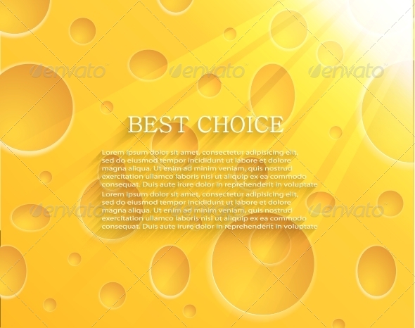 Vector Cheese Background, Vectors | GraphicRiver