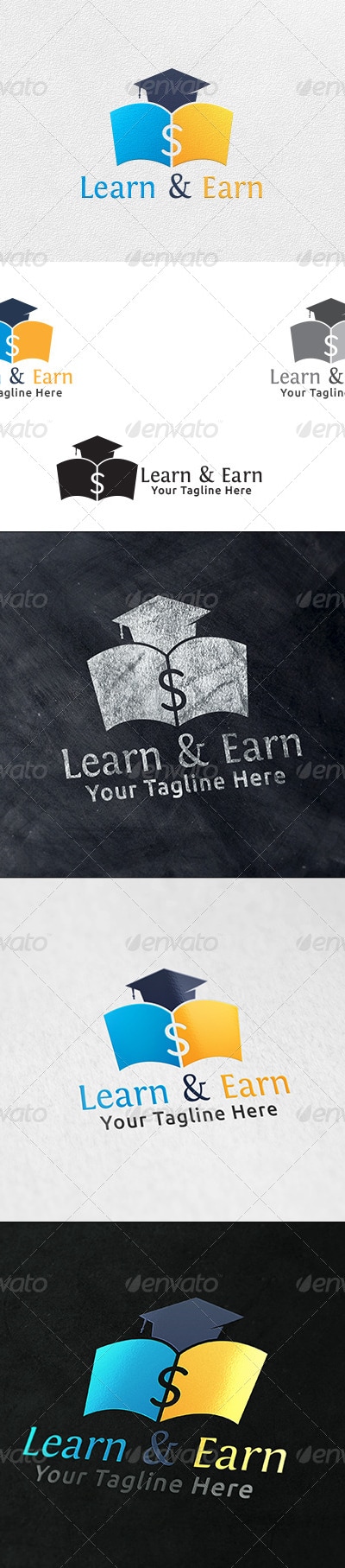 Learn and Earn - Logo Template, Logo Templates | GraphicRiver