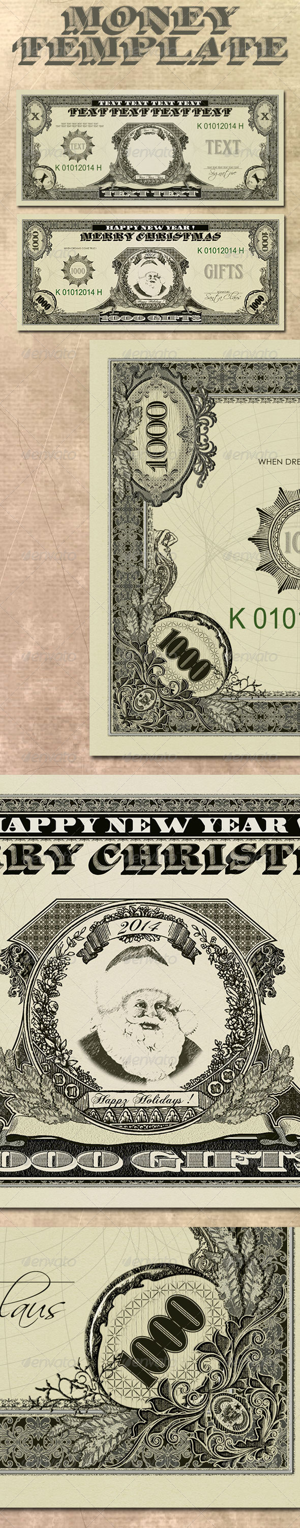 Money Template, Web Elements | GraphicRiver