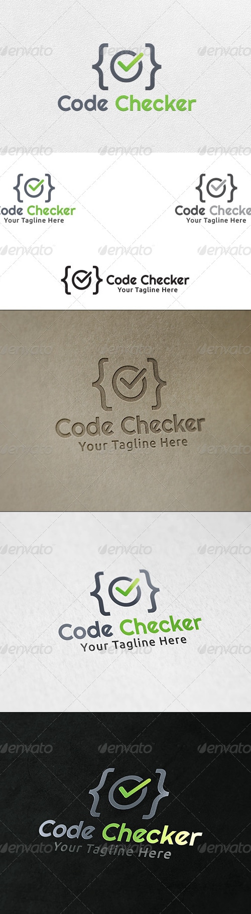 Code Checker - Logo Template, Logo Templates | GraphicRiver