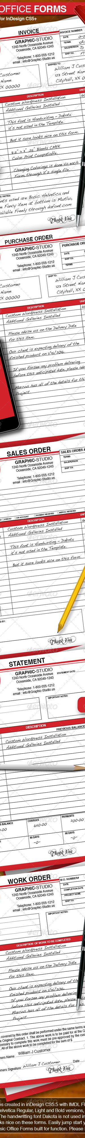 Simple Basic forms, Print Templates | GraphicRiver