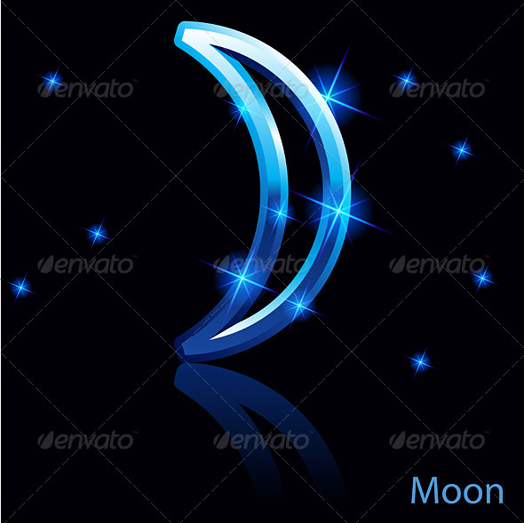 Moon Sign, Vectors | GraphicRiver