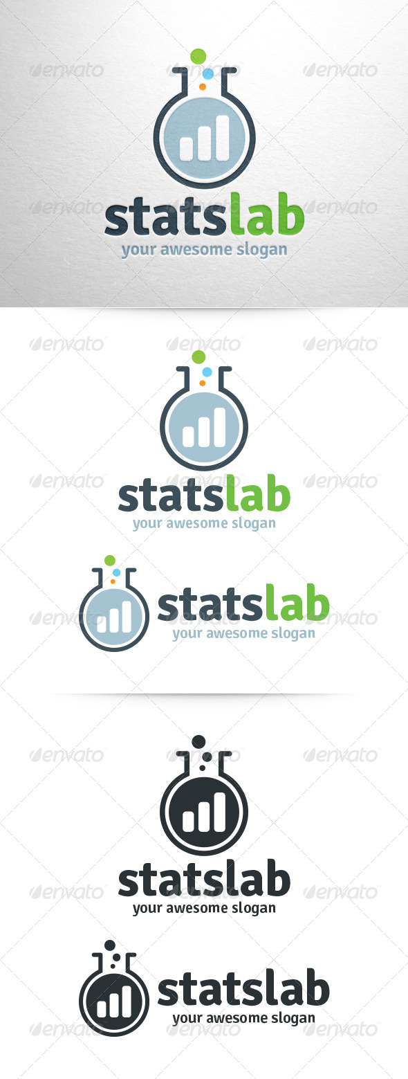 Stats Lab Logo, Logo Templates | GraphicRiver