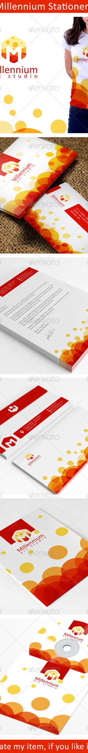 Colorful Stationery Template, Print Templates | GraphicRiver