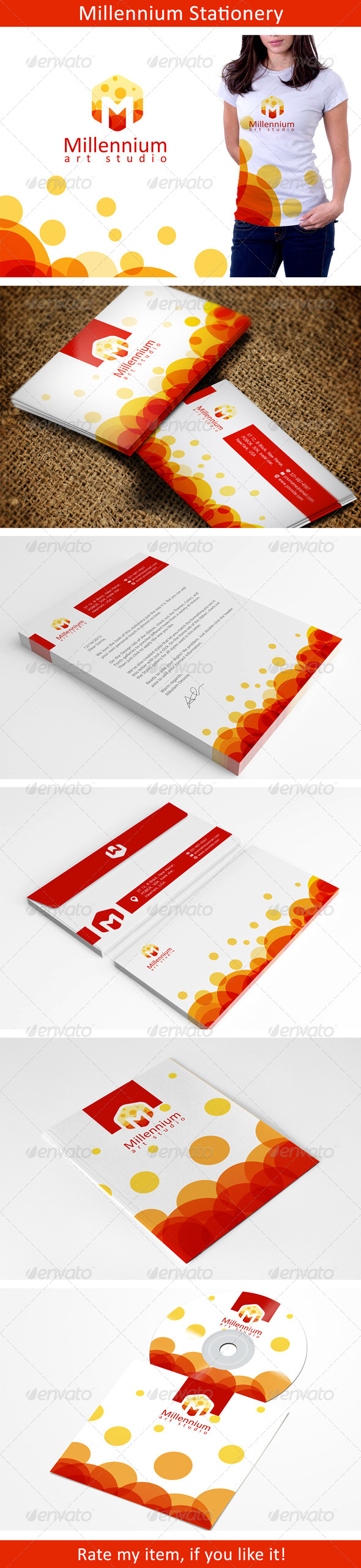 Colorful Stationery Template, Print Templates | GraphicRiver