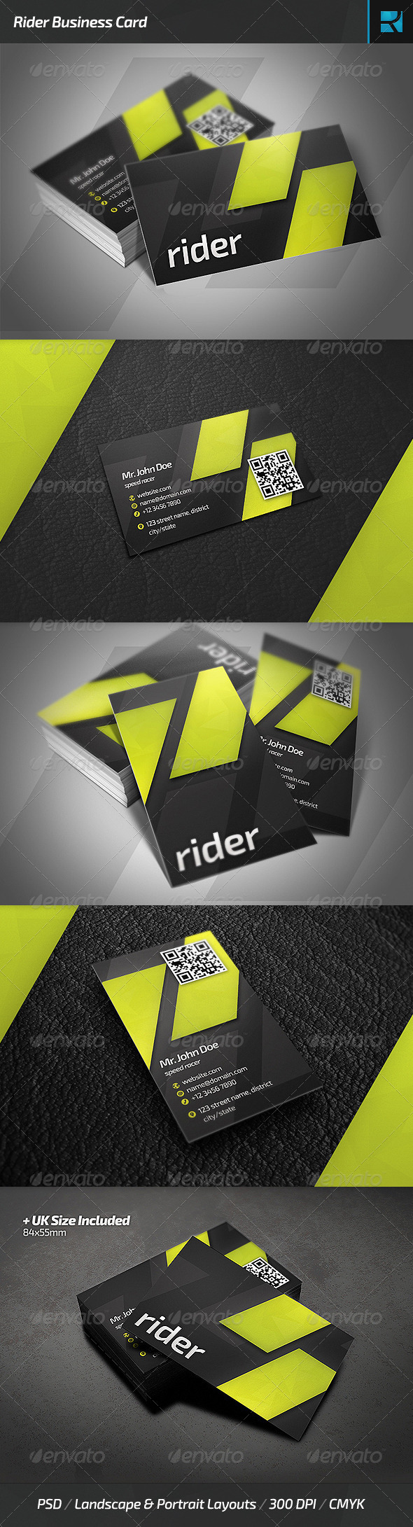 Rider Business Card, Print Templates | GraphicRiver
