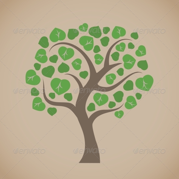 Simple Tree, Vectors | GraphicRiver