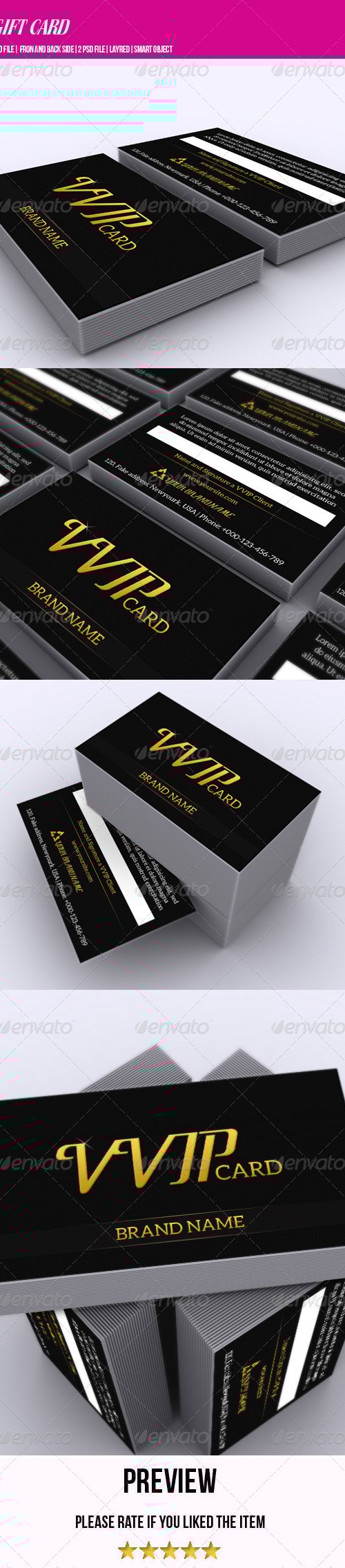 VVIP Card, Print Templates | GraphicRiver