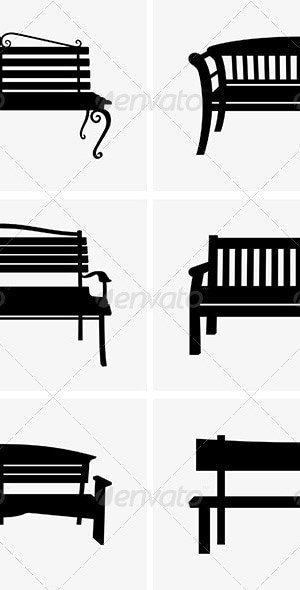 Benches, Vectors | GraphicRiver