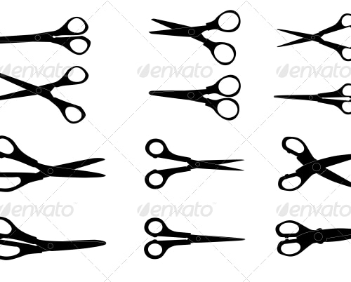 Set of Scissors, Vectors | GraphicRiver