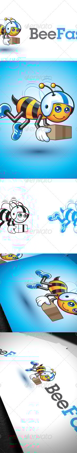 Fast Bee Logo Template, Logo Templates | GraphicRiver