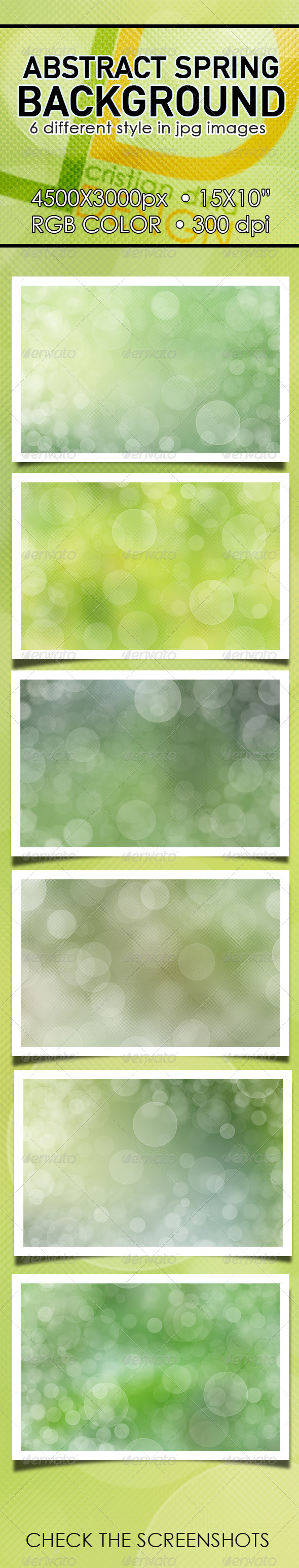 Abstract Spring Background Pack I., Graphics | GraphicRiver