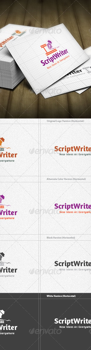 Script Writer Logo, Logo Templates | GraphicRiver