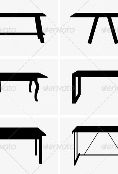 Tables, Vectors | GraphicRiver