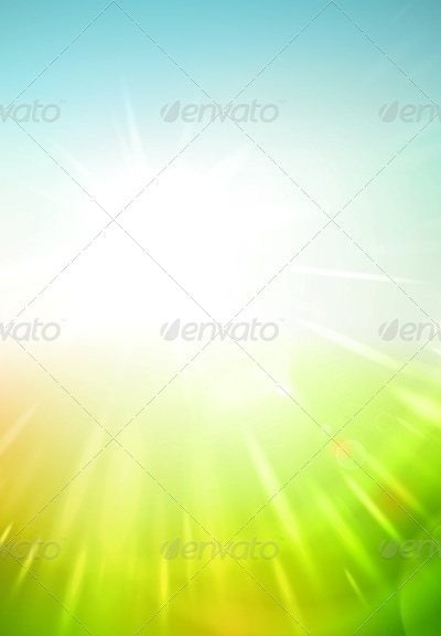Spring Abstract Background, Vectors | GraphicRiver