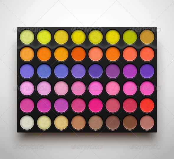 Palette Eye Shadows Vectors GraphicRiver palette-eye-shadows-vectors-graphicriver