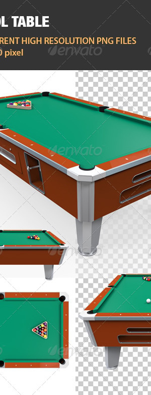 3D Pool Table, Graphics | GraphicRiver