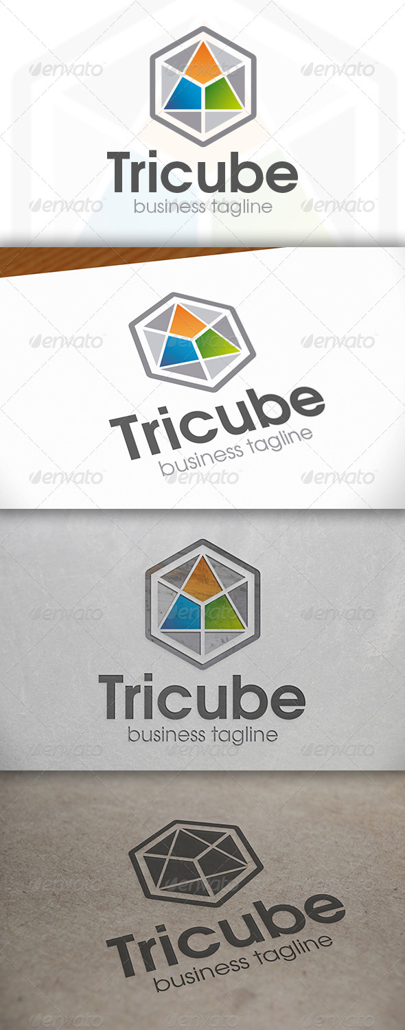 Tricube Logo, Logo Templates | GraphicRiver