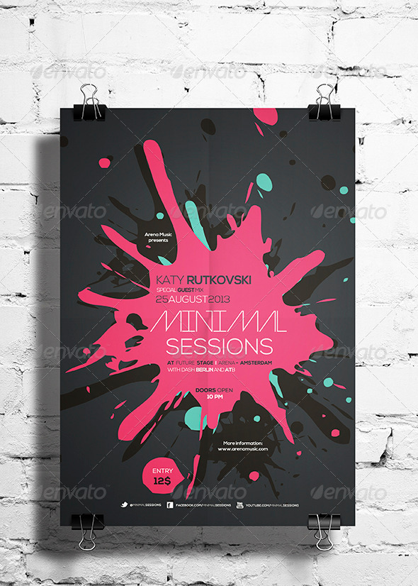 Splash Flyer Vol. 01, Print Templates | GraphicRiver