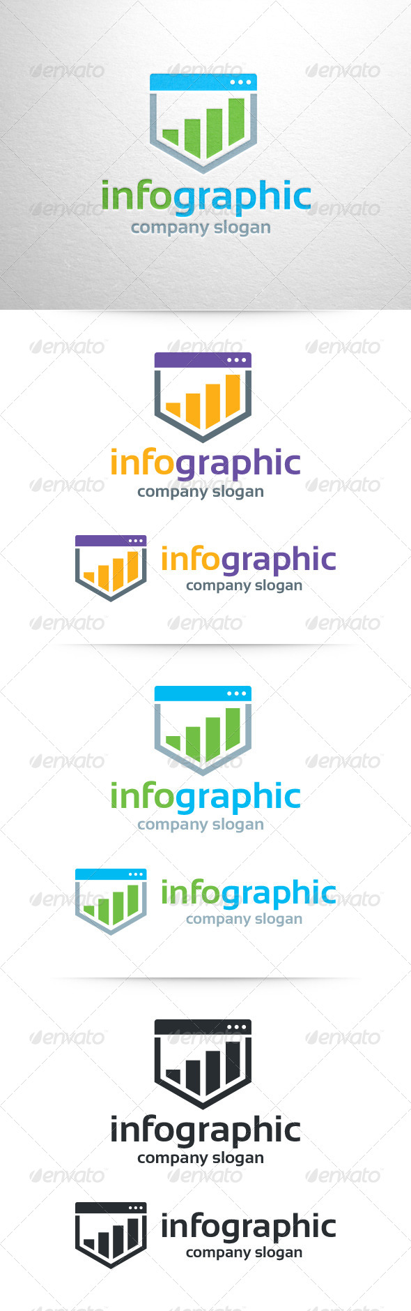 Infographic Logo Template, Logo Templates | GraphicRiver