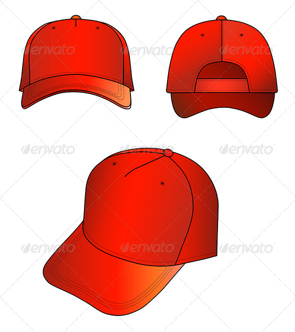 Red Cap , Vectors | GraphicRiver